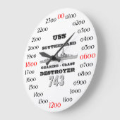 USS Southerland (DD/DDR 743) Grote Klok (Hoek)