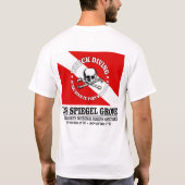 USS Spiegel Grove (beste wrakken) T-shirt (Achterkant)