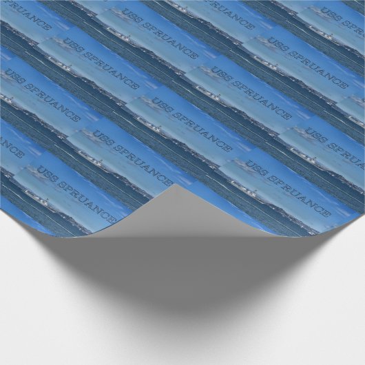 USS Spruance Cadeaupapier (Hoek)