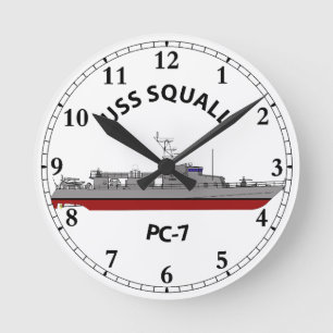 USS Squall PC-7 Patrol Coastal Ronde Klok