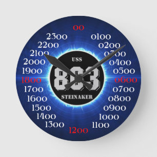 USS Steinaker (DD/DDR/DD-863) Ronde Klok