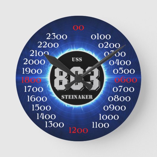 USS Steinaker (DD/DDR/DD-863) Ronde Klok (Voorkant)