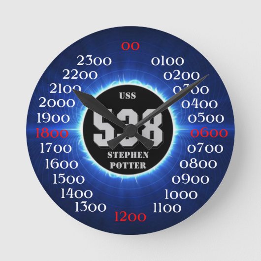 USS Stephen Potter (DD-538) Ronde Klok (Voorkant)