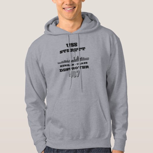 USS Sterett (DD-407) Hoodie (Voorkant)