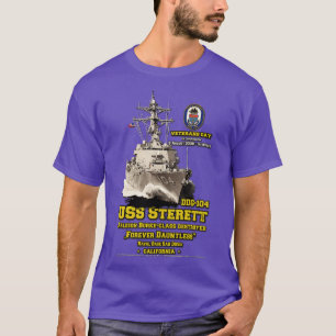 USS Sterett DDG104 torpedojager veteranen T-shirt