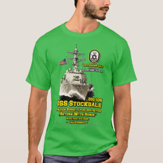 USS Stockdale DDG106 Destroyer Veterans T-shirt