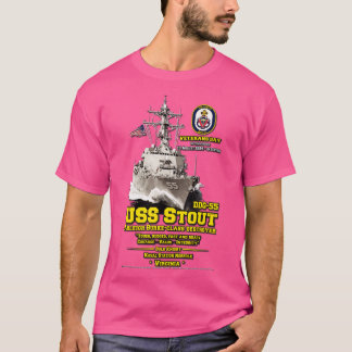 USS Stout DDG55 torpedobootjagers Veteranen T-shirt