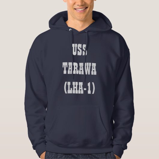 USS TARAWA (LHA-1) HOODIE (Voorkant)