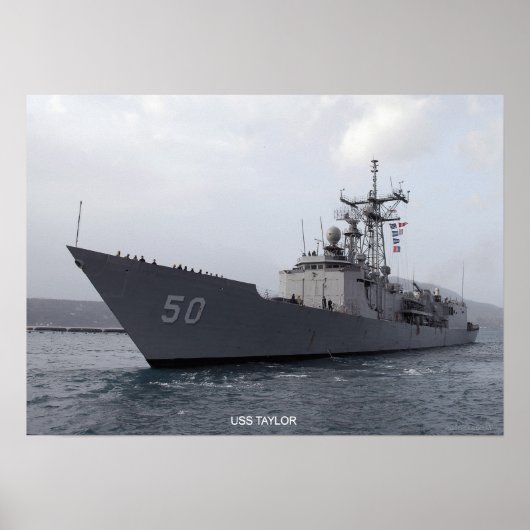 USS Taylor Poster (Voorkant)