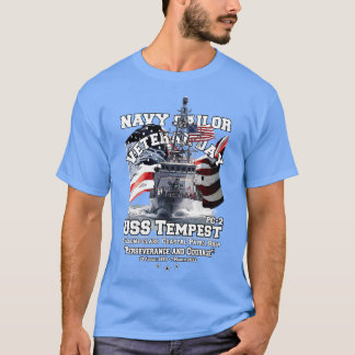 USS Tempest PC2 kustpatrouilleschepen veteranen T-shirt