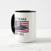 USS Texas (BB-35) Mok (Voorkant links)