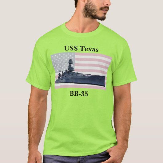 USS Texas (BB-35) T-shirt (Voorkant)