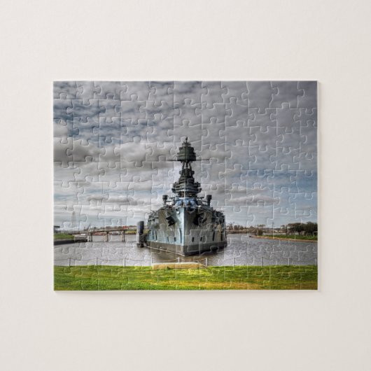 USS Texas Jigzaag Puzzle Legpuzzel (Horizontaal)