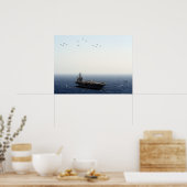 USS Theodore Roosevelt (CVN 71) Poster (Keuken)