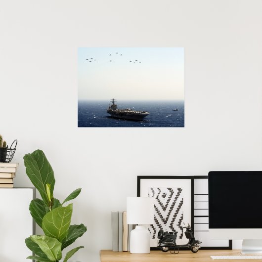 USS Theodore Roosevelt (CVN 71) Poster (Thuiskantoor)