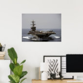 USS Theodore Roosevelt (CVN 71) Poster (Thuiskantoor)