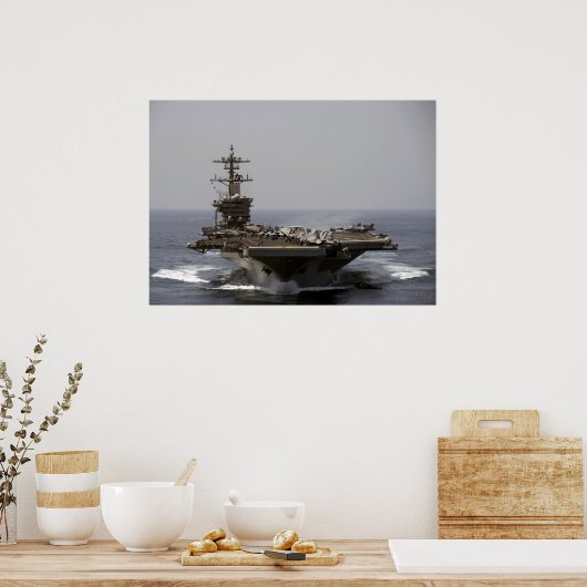 USS Theodore Roosevelt (CVN 71) Poster (Keuken)