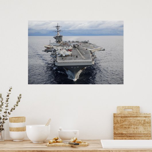 USS Theodore Roosevelt (CVN 71) Poster (Keuken)