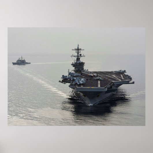 USS Theodore Roosevelt (CVN 71) Poster (Voorkant)