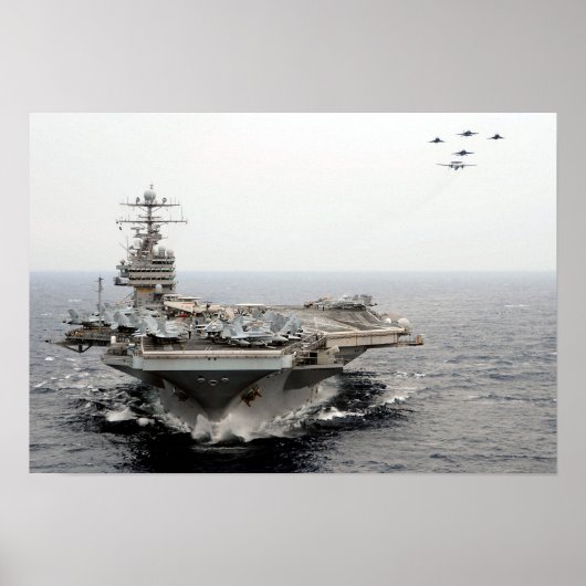 USS Theodore Roosevelt (CVN 71) Poster (Voorkant)
