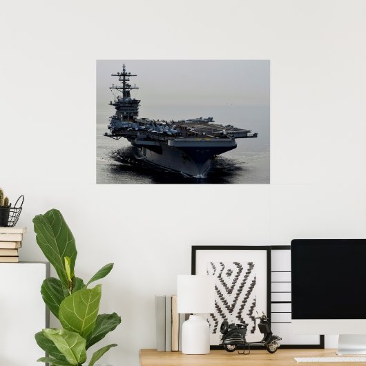 USS Theodore Roosevelt (CVN 71) Poster (Thuiskantoor)