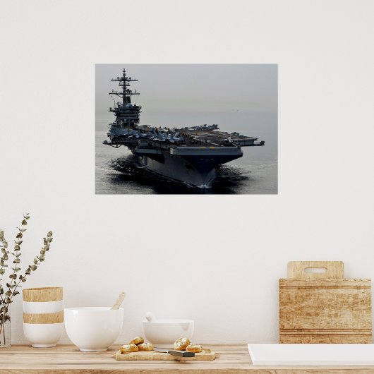 USS Theodore Roosevelt (CVN 71) Poster (Keuken)