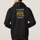 USS TICONDEROGA (CVA/CVS-14) HOODIE (Achterkant)