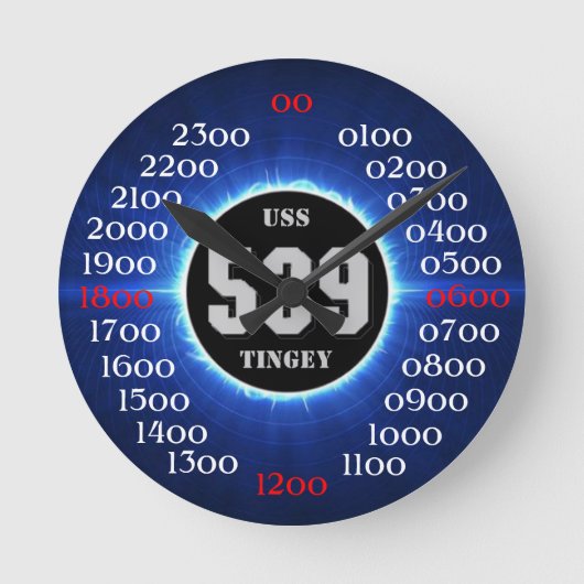 USS Tingey (DD-539) Ronde Klok (Voorkant)