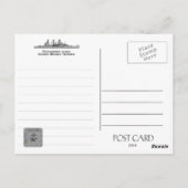 USS TOPEKA CLG-8 CRUISER BRIEFKAART A (Achterkant)