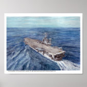 USS TRUMAN Art Print (Voorkant)