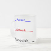 USS TRUXTUN gaat, Aanval, Vlekken mokken na (Voorkant links)