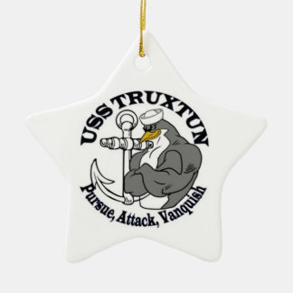 USS TRUXTUN kerstversiering Keramisch Ornament