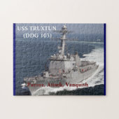 USS TRUXTUN Puzzle Legpuzzel (Horizontaal)