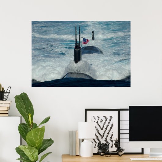 USS Tucson Poster (Thuiskantoor)