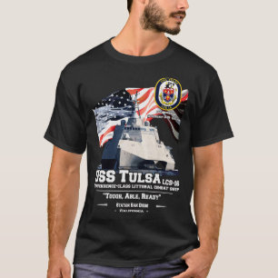 USS Tulsa LCS16 Independenceclass litoraal gevecht T-shirt