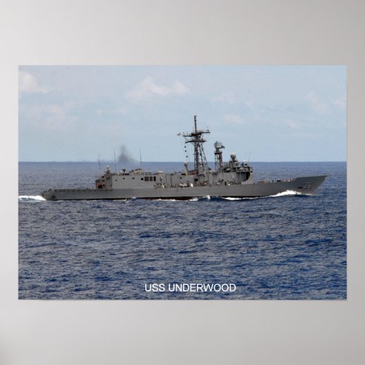 USS Underwood (FFG 36) Poster (Voorkant)