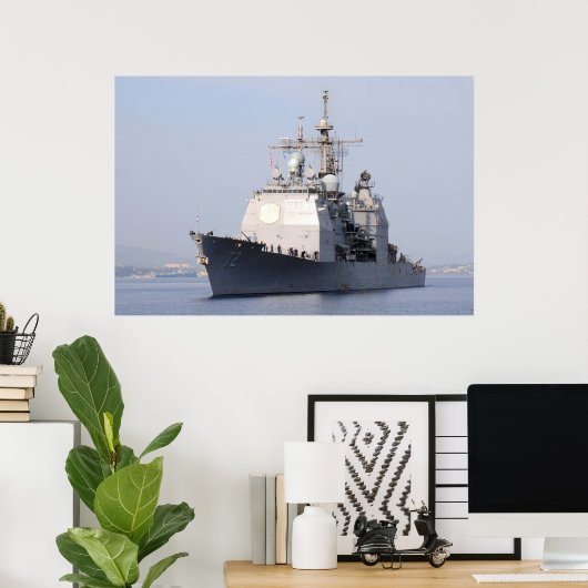 USS Vella Gulf (CG 72) Poster (Thuiskantoor)