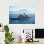 USS Vicksburg (CG 69) Poster (Thuiskantoor)