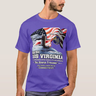 USS Virginia SSN774 Onderzeebootveteranen T-shirt