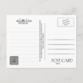 USS VIRGO AKA-20/AE-30 - BRIEFKAART (Achterkant)