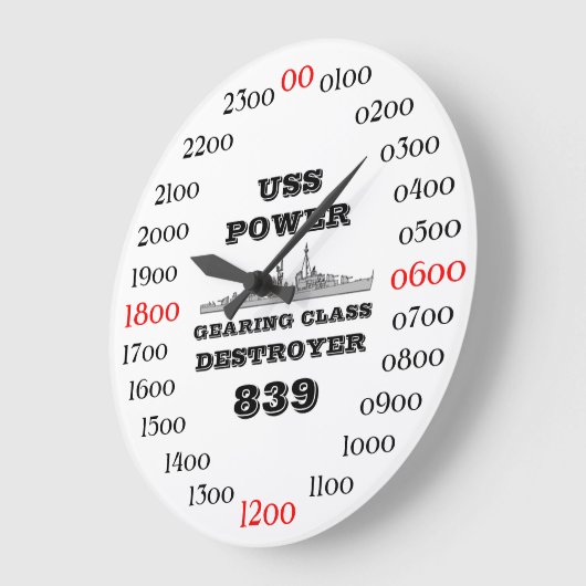 USS-voeding (DD-839) Grote Klok (Hoek)