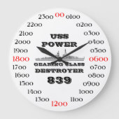 USS-voeding (DD-839) Grote Klok (Voorkant)