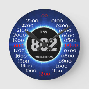 USS Vogelgesang (DD-862) Ronde Klok