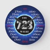 USS Walke (DD-723) Ronde Klok (Voorkant)