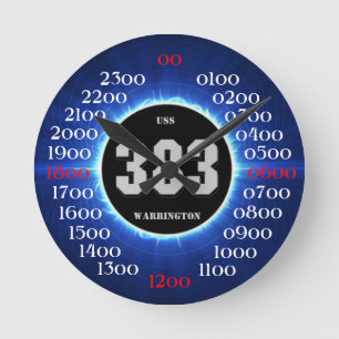 USS Warrington (DD-383) Ronde Klok