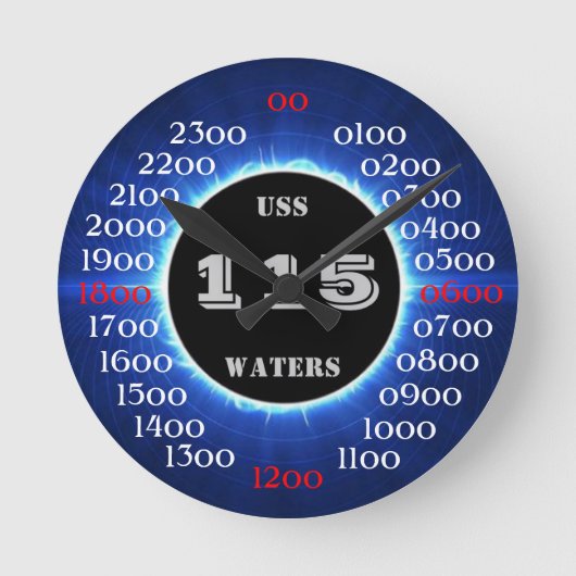 USS Waters (DD-115) Ronde Klok (Voorkant)