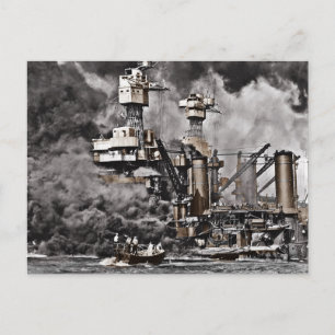 USS West Virginia Briefkaart
