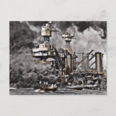 USS West Virginia Briefkaart (Voorkant)