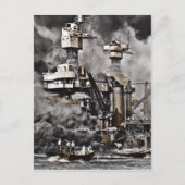 USS West Virginia Briefkaart (Voorkant)