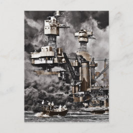 USS West Virginia Briefkaart